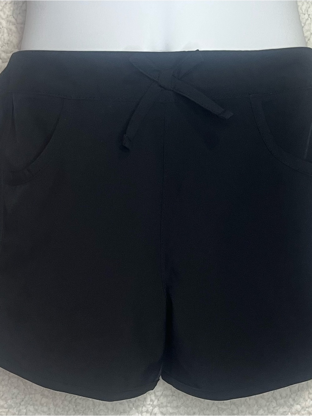 Magellan Girls Outdoors Black Drawstring Athletic Shorts